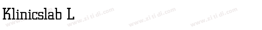 Klinicslab Light字体转换 Klinicslab Light字体转换
